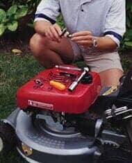 Lawn equipment repair and maintenance